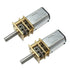 CHANCS N20 Variable Speed Motor 3V DC 10RPM Shaft Length 10mm Gear Box Micro Electric Motor with Torque Gear for Electronic Toys Mechanical Arms 2...