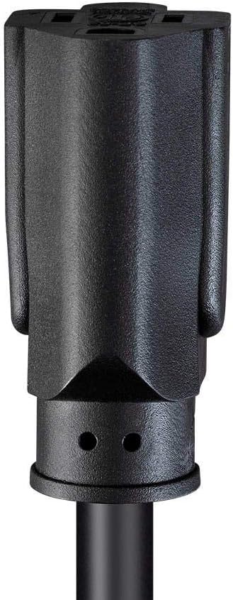 Monoprice Extension Cord - NEMA 5-15P to NEMA 5-15R, 10 Amp, 1250 Watt, 125 Volt, 18AWG, 10 Feet, Black...