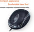 2 Pack Wired Mini Optical Mouse Computer Mouse Ergonomic Mouse with USB Mouse for Laptop PC Desktop mice Compatible with Windows Linux Mac fit for...