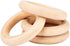 PEPPERLONELY Brand, 20 Natural Wood Rings 2-2/8" (56mm)...