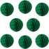 8pcs 10 inch Paper Honeycomb Balls Decorative Tissue Pom Poms Flower Art Hanging Balls for Birthday Wedding Nursery Baby Shower Home Decor (10inch...