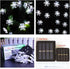 Solar Christmas String Lights Outdoor Waterproof 30 LED 20Feet Solar Snowflake Christmas Fairy Lights Decorations with 8 Lighting Modes for Garden...