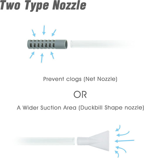 New Nano Aquarium Cleaner, Long Nozzle Water Changer for Nano Tank Water Changing...