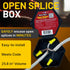 Rack-A-Tiers Open Splice Junction Box (Single), One-Piece Junction Box Splice Box. Repair Open Splices, 5 Second Installation Splice Box, Electric...