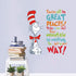 Decalplanet Dr Seuss Inspirational Quotes Wall Stickers Kids Wall Decal Saying Classroom Reading Room Baby Nursery Wall Decor...
