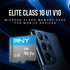 PNY 64GB Elite Mobile Accessories Class 10 U1 V10, A1 microSDXC Flash Memory Card for Mobile Devices - 100MB/s, Full HD, UHS-I, micro SD 3-Pack...