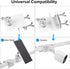 2Pack Gutter Mount Compatible with Arlo Essential Solar Panel, Arlo Pro/Arlo Pro2/Arlo Ultra/Pro3 Solar Panel, Perfect Angle to Get Adequate Sunli...