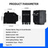 40 Amp Breaker, CNAODUN 2 Pole Circuit Breaker 120/240VAC 10KA Plug-in Mount...