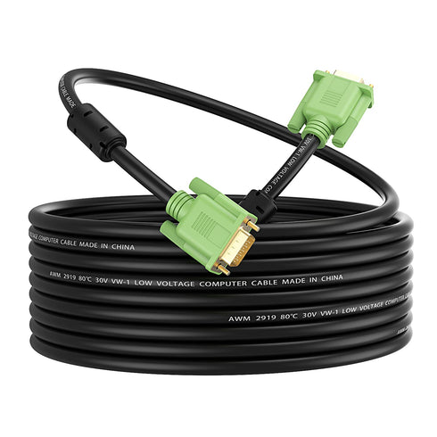 VGA Cable 15ft, VGA to VGA HD15 Monitor Cable for PC Laptop TV Projector-15Feet...