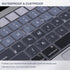 Silicone Keyboard Cover Skin for MacBook Air 13 inch A2337 M1 Chip Released in 2020 Touch ID & Retina Display US Version Ultra Thin Keyboard Prote...