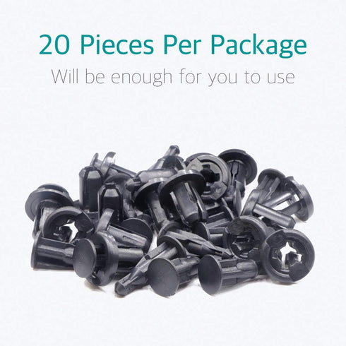 Lantee 10mm Fender Push in Retainer Fastener Clips for Honda 91503-SZ5-003, Pack of 20...