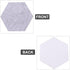 MAGICLULU 12 Pcs Felt Backdrop Wall Sticker White Pegboard Pink Frame Office Bulletin Board Notice Boards for Office Bulletin Board Paper Black Bu...