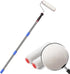 6FT Paint Roller Kits - 9.5 inches Roller Frame with 3 Paint Roller Covers and 60 inches Stainless Steel Detachable Handle - for Painting Walls an...