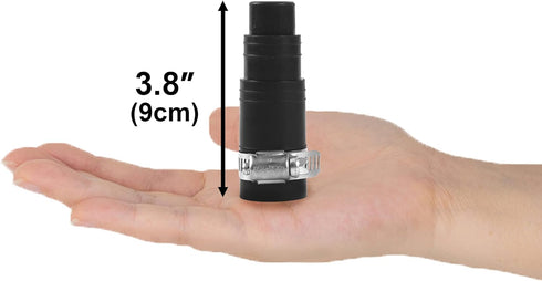 TonGass DWC-00 Dishwasher Connector Kit - Easiest and Fastest Dishwasher Drain and Disposal Connector - 1 Inlet Connector, 1 Hose Clamp, and 3 Spring Clamps