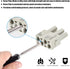 JRready DRK-HC40A Pin Extraction Removal Tool for Heavy Duty series HARTING HAN C 40A Series Connector & WAIN 40A CCSM/F Series Electronic Connect...