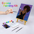 Canvas Painting Kit Pre Drawn Canvas for Painting for Adults Party Kits Paint and Sip Party Supplies 8x10 Canvas to Paint 8 Acrylic Colors,3 Brush...