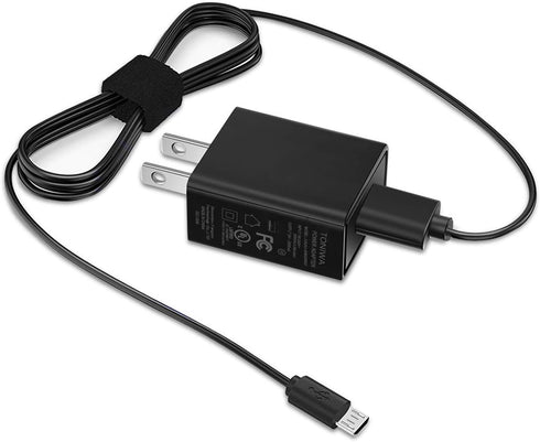 Charger Fit for Kindle Fire Tablet with 5Ft Type-C and Micro USB Cable for Charging Fire HD 6 7 8 10/Fire Max 11/Fire Plus/Kids/Kids Pro/HD HDX/Ki...