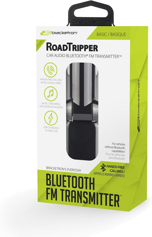 Bracketron Roadtripper Bluetooth Enabled FM Transmitter Connect Phone Audio to Cars Trucks RVs Buses Boats Radio Speakers...