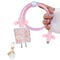 Glitter Cable Protector for Apple iPhone Charger with Pearl Chain Sparkle Pretty Cute Bling Flower Butterfly Design,Data Line USB Cover Wire Cord ...