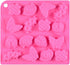2Pcs 16 Cavity Insect Silicone Molds Butterfly Snail Ladybug Bee Bug Chocolate Candy Mold Insects Crayon Wax Melt Mini Soap Mould Ice Cube Tray (R...