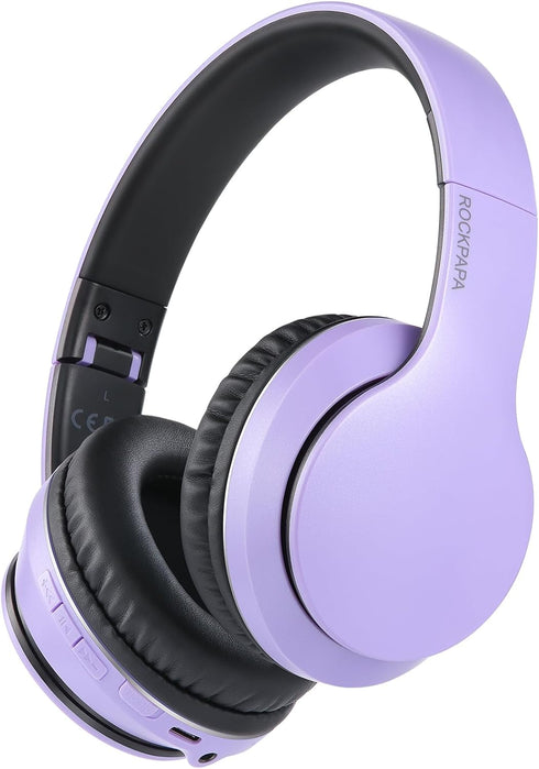 rockpapa E7 Over Ear Wireless Bluetooth Headphones with Mic Without Travel Case, Foldable Wired/Wireless Headphones with Microphone for Kids Child...