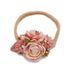cherrboll 4pcs Baby Girl Flower Headbands, Super Soft & Stretchy Nylon Floral Hairbands for Newborn Toddler...