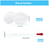 OLYCRAFT 6PCS Glass Petri Dishes High Borosilicate Glass Bacterial Culture Dishes with Lid 60mm Dia x 18mm Deep with 2pcs Glass Culture Plate for ...