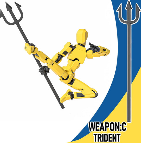 T13 Action Figure Set 3D Printed Multi-Jointed Movable T13 Lucky 13 Dummy 13 Nova 13 Robot 13 Action Figure (5 color)...