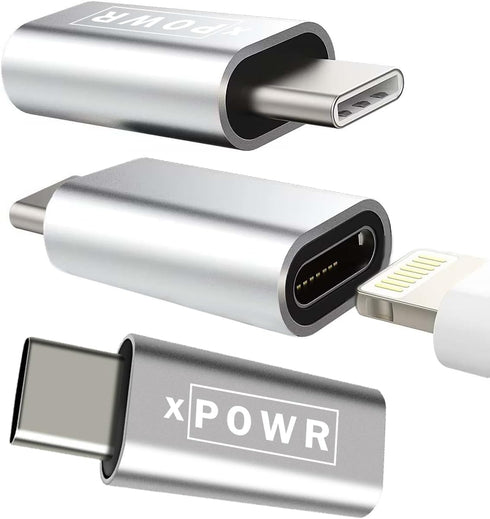 Apple Lightning to USB C Adapter - Wider Compatibility and Fast Charging - Lightning Female to USB C Male Adapter - Compatible with iPhone 15 Seri...