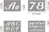 Large Letter Stencils for Painting on Wood - 43 Pack Alphabet Letter Number Stencil Templates with Signs, Reusable Plastic Stencils in 158 Designs...