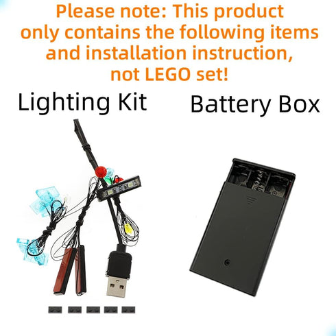 LED Light Kit Compatible with Horizon Forbidden West:Tallneck - Lighting Set for 76989 Building Model (Model Set Not Included)...