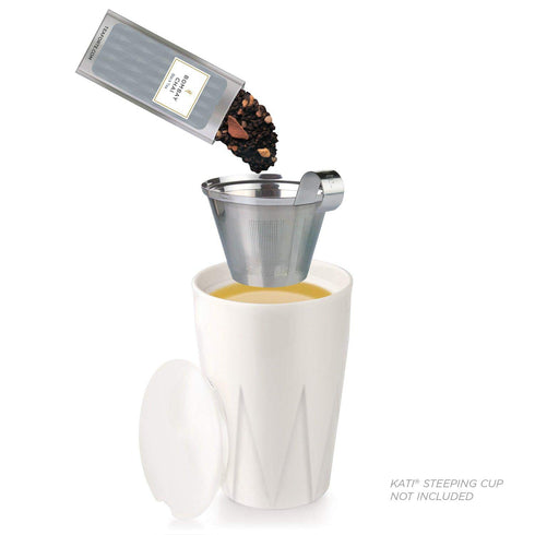 Tea Forte Black Tea Assortment Single Steeps Loose Leaf Premium Tea Gift Set Sampler, 15 Count 3 of Each Assorted Blends, Pre-Portioned Single Ser...