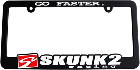 Skunk2 Racing 838-99-1460 License Plate Frame with 'Go Faster' Logo...