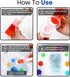 -96 Flowers- Flower Toilet Gel Stamp | Toilet Scent Fresheners | Toilet Fresheners Gel Toilet (Mix Scent)...