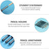 13Pcs Adjustable Dual Head Pencil Extender Holder Pencil Lengthener Pencil Saver Friendly for Art Craft Hobby Office Makeup Pencil Eyeliner Color ...