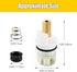 RP25513 faucet stem assembly, Replacement Kit for Delta two handle faucet repair kit, Includes RP4993 Seats and Springs, 4 Pack...