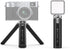 K&F Concept Mini Projector Camera Metal Tripod, 1/4" Screw Desktop Stand, 2-Level Height Adjustment - Load up to 44lbs, MS06...