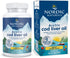 Nordic Naturals Arctic Cod Liver Oil, Lemon - 90 Soft Gels - 750 mg Total Omega-3s with EPA & DHA - Heart & Brain Health, Healthy Immunity, Overal...