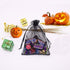 100Pcs Black Organza Bags 4x6 Inch, Sheer Drawstring Halloween Party Gift Bags Jewelry Candy Pouches Funeral Favor Bags...
