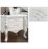 Solid Ivory Cabinet Hardware Handle Pull Lustrous Chrome Silver Flower Dresser Wardrobe Pull - 2.52" (64mm) Hole Centers, 5 Pack, Silver and Ivory...