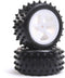 Losi 4 Row Rear Tires Mounted White 2 Mini JRX2 LOS41024...