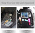 Car Backseat Organizer 2 Pack, Car Seat Back Organizers Storage Kick Mat Seat Protector, Car Seat Back Protectors with Clear 10" Tablet Holder + 5...