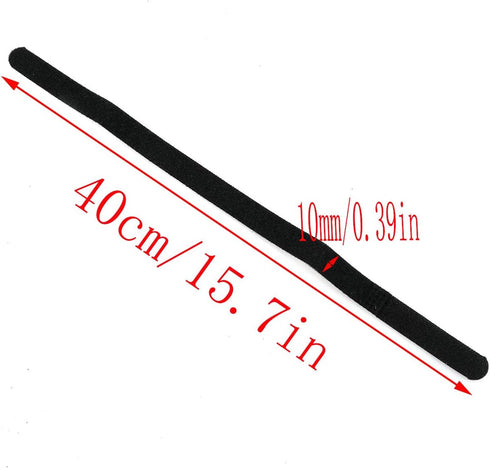 LQ Industrial ID Band 12PCS 10x400mm/0.39x15.7inch Colourful Adjustable Whelping Collars for Newborn Puppy Kitten Pet Tag...