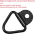 Cargo Tie-Down V-Ring Anchors Black Steel Bolton Trailer V-Ring Tie Down for Trailers Trucks and Warehouses Replacement for D-Ring Plastic Flush M...