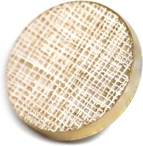 20 pcs Rough Texture Metal Transparent Resin Shank Sewing Coat Buttons -25mm -1"...