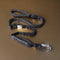 Heavy-Duty Bungee Dog Leash, Shock-Absorbing Features, Multifunctional Design, Car Seatbelt, Dual Padded Handles, Adjustable Length from 4 to 6 Ft...