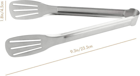 Serving Tongs Kitchen Tongs,Buffet Tongs, Stainless Steel Food Tong Serving Tong,9 inch?4 Pack)...