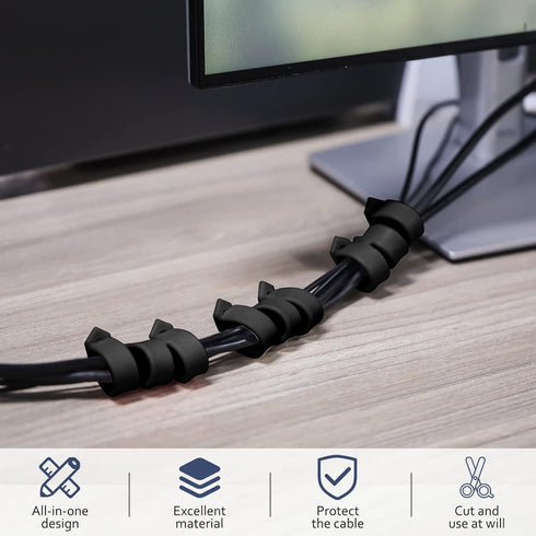 Cord Organizer 3 Pack Reusable Cable Straps, 3 in 1 Multipurpose Cable Protector for Earbuds Earphone Headphone Headset Wrap Winder Holder Keeper ...