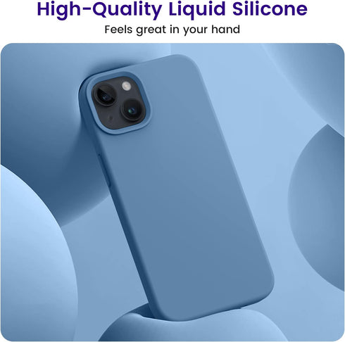 OTOFLY Designed for iPhone 13 Case, Silicone Shockproof Slim Thin Phone Case for iPhone 13 6.1 inch Blue......
