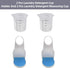 Laundry Detergent Holder Set?2 Pcs Laundry Detergent Cup Holder And 2 Pcs Laundry Detergent Measuring Cup?No More Mess Or Leaks...